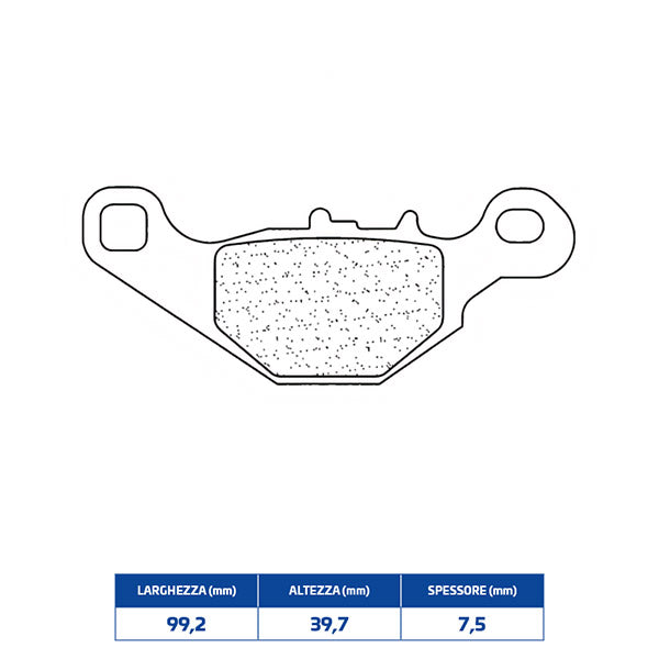 PASTIGLIE FRENO CL BRAKES 3051SC