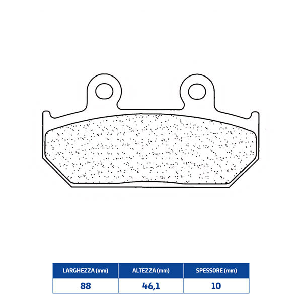 PASTIGLIE FRENO CL BRAKES 3066MSC