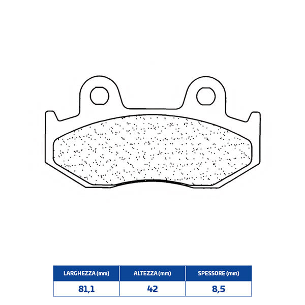 PASTIGLIE FRENO CL BRAKES 3074MSC