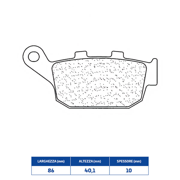 PASTIGLIE FRENO CL BRAKES 3076MSC