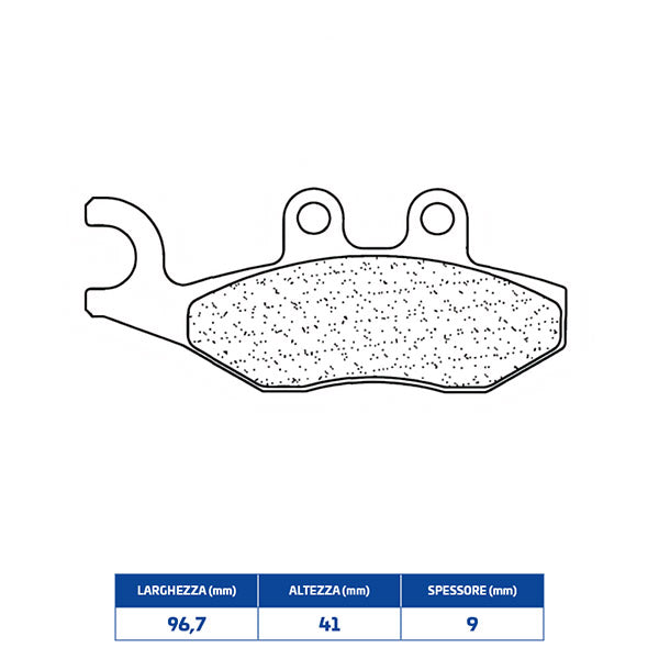 PASTIGLIE FRENO CL BRAKES 3077MSC