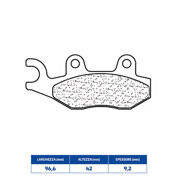 PASTIGLIE FRENO CL BRAKES 3078MSC