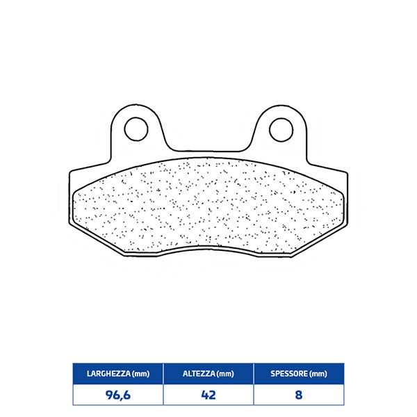 PASTIGLIE FRENO CL BRAKES 3086MSC