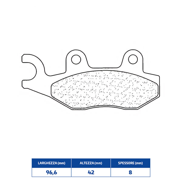 PASTIGLIE FRENO CL BRAKES 3087MSC