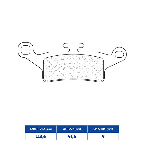 PASTIGLIE FRENO CL BRAKES 3098MSC