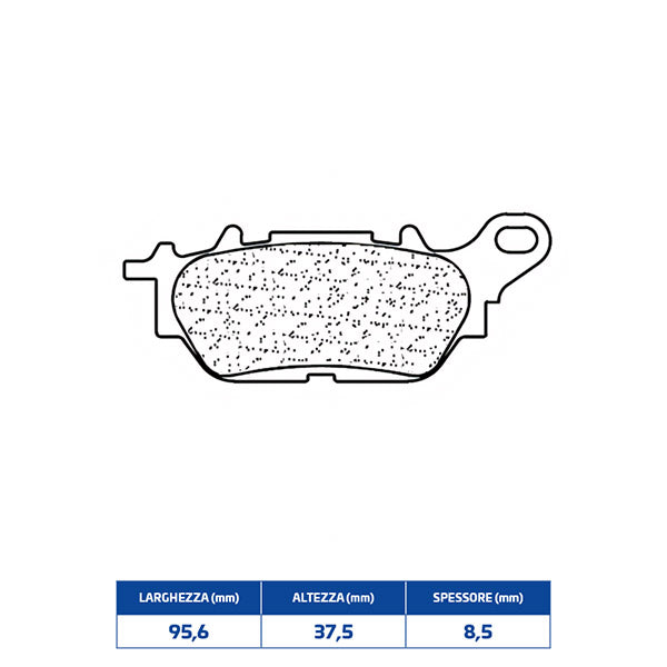 PASTIGLIE FRENO CL BRAKES 3099MSC
