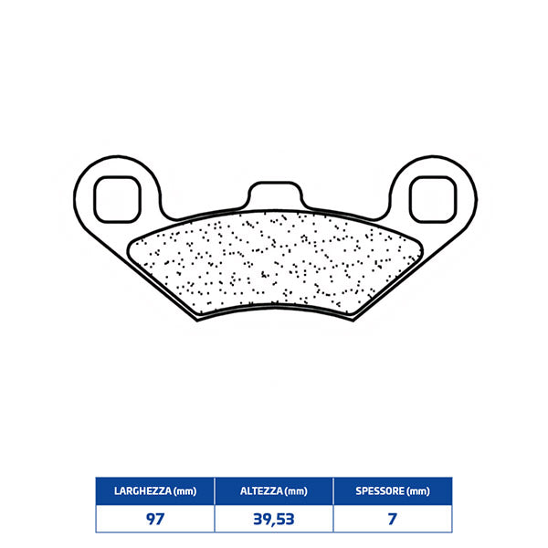 PASTIGLIE FRENO CL BRAKES 3100MSC