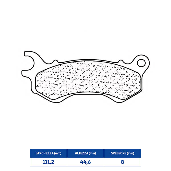 PASTIGLIE FRENO CL BRAKES 3102MSC