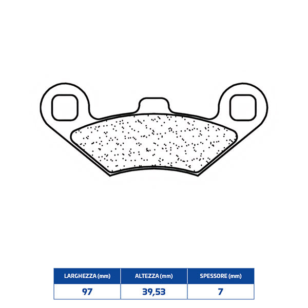 PASTIGLIE FRENO CL BRAKES 3105MSC