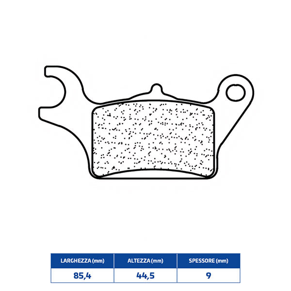 PASTIGLIE FRENO CL BRAKES 3107MSC