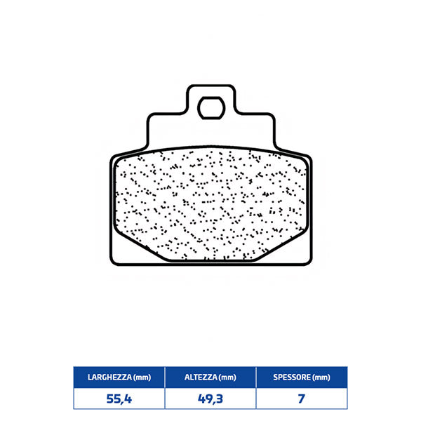 PASTIGLIE FRENO CL BRAKES 3109MSC