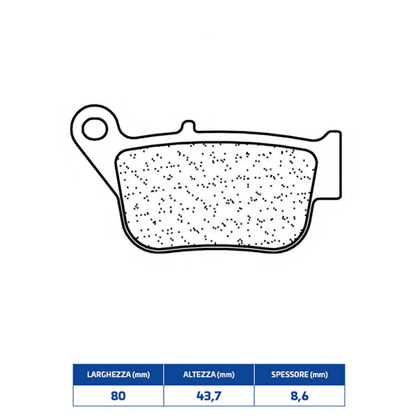 PASTIGLIE FRENO CL BRAKES 3112MSC