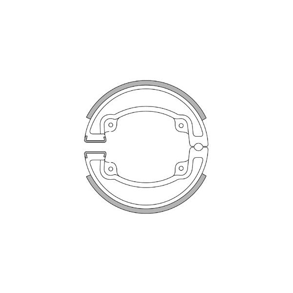 COPPIA CEPPI FRENO MOZZO KYMCO Ø 130 x 25mm