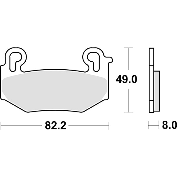 PASTIGLIA FRENO SBS 1004HS