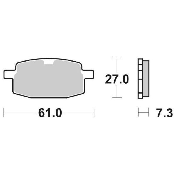 PASTIGLIA FRENO SBS 111HF