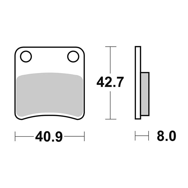 PASTIGLIA FRENO SBS 115HM