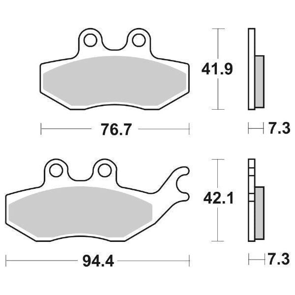PASTIGLIA FRENO SBS 173HF