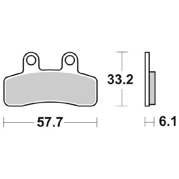 PASTIGLIA FRENO SBS 211HF