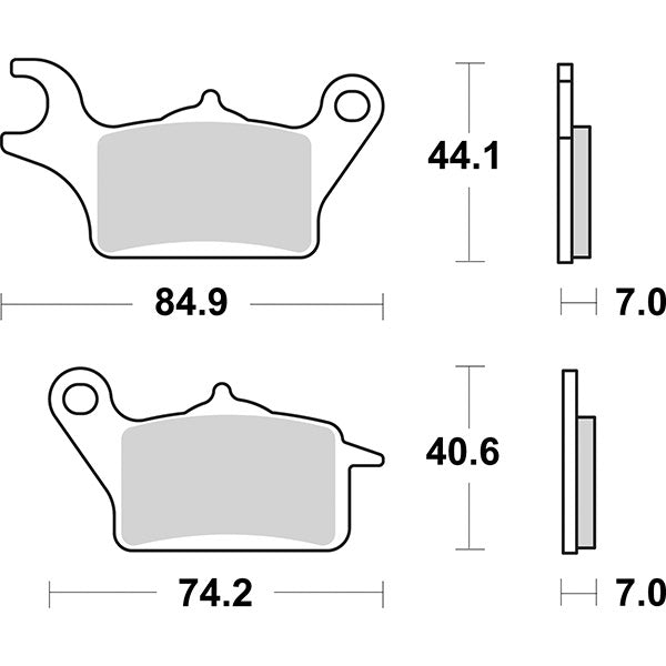 PASTIGLIA FRENO SBS 236HF