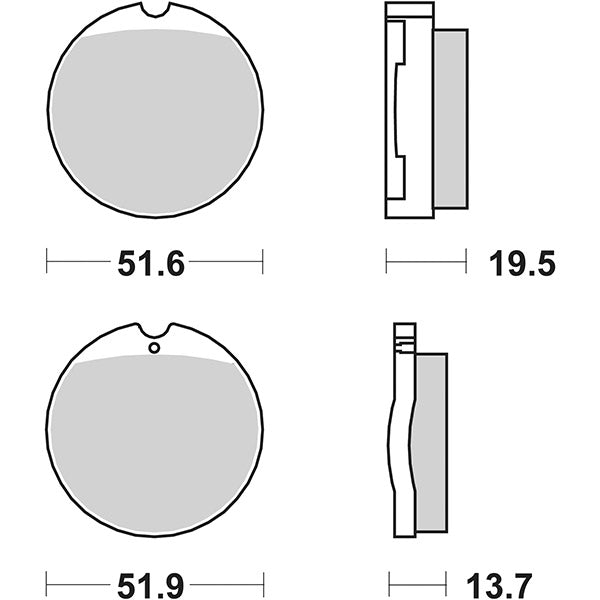 PASTIGLIA FRENO SBS 501DCC