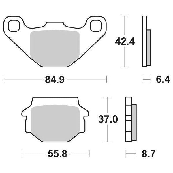 PASTIGLIA FRENO SBS 541HF