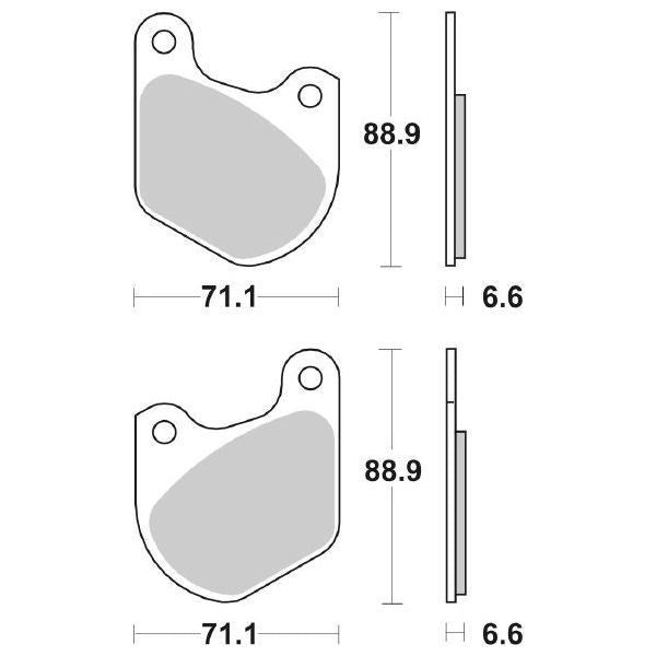 PASTIGLIA FRENO SBS 543LF