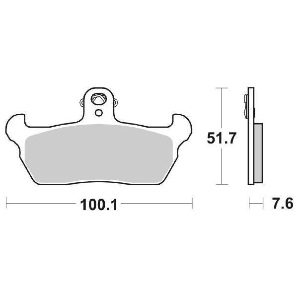 PASTIGLIA FRENO SBS 641HF