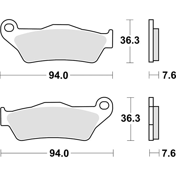 PASTIGLIA FRENO SBS 671RQ