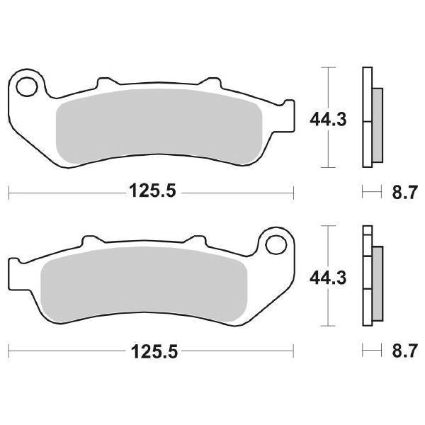 PASTIGLIA FRENO SBS 685HS