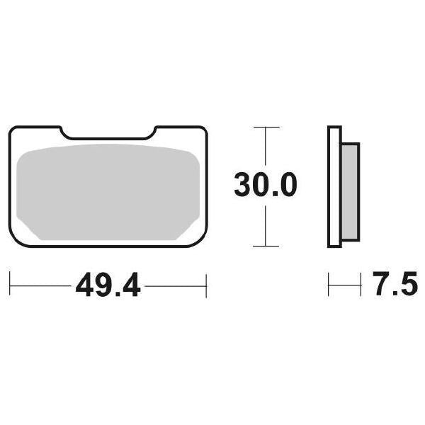 PASTIGLIA FRENO SBS 759RQ