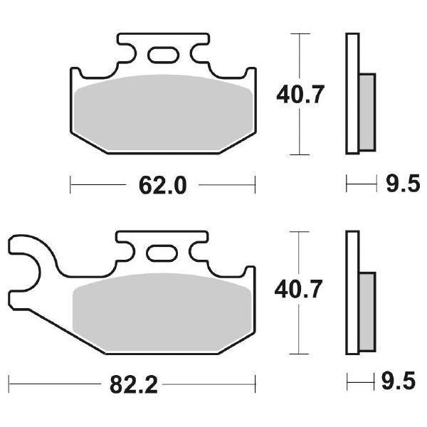 PASTIGLIA FRENO SBS 767SI