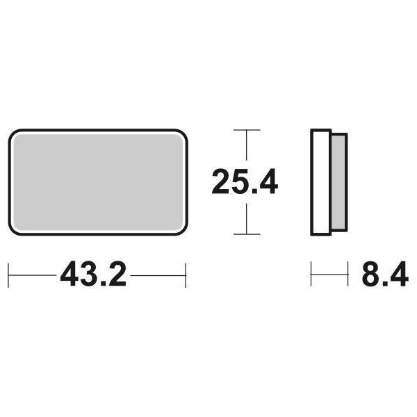 PASTIGLIA FRENO SBS 827ATS