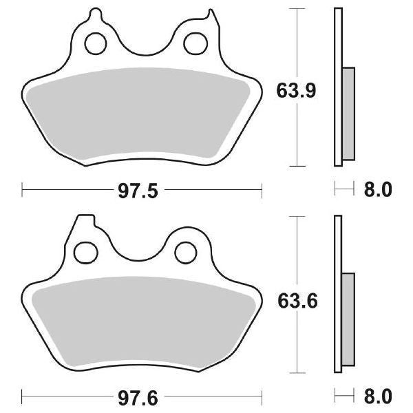 PASTIGLIA FRENO SBS 846LS