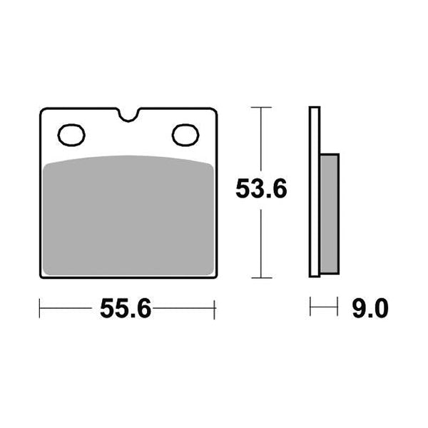 PASTIGLIA FRENO SBS 887DS-2