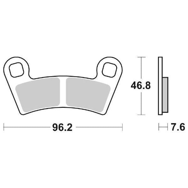 PASTIGLIA FRENO SBS 898RSI