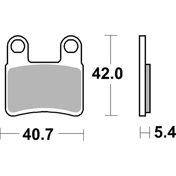 PASTIGLIA FRENO SBS 921HF