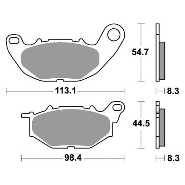 PASTIGLIA FRENO SBS 931RST