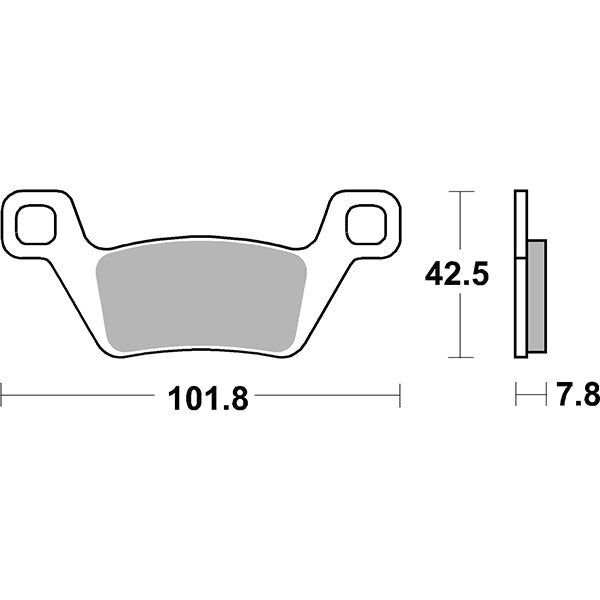 PASTIGLIA FRENO SBS 945SI