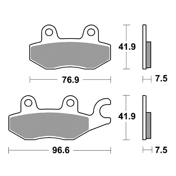PASTIGLIA FRENO SBS 955HS
