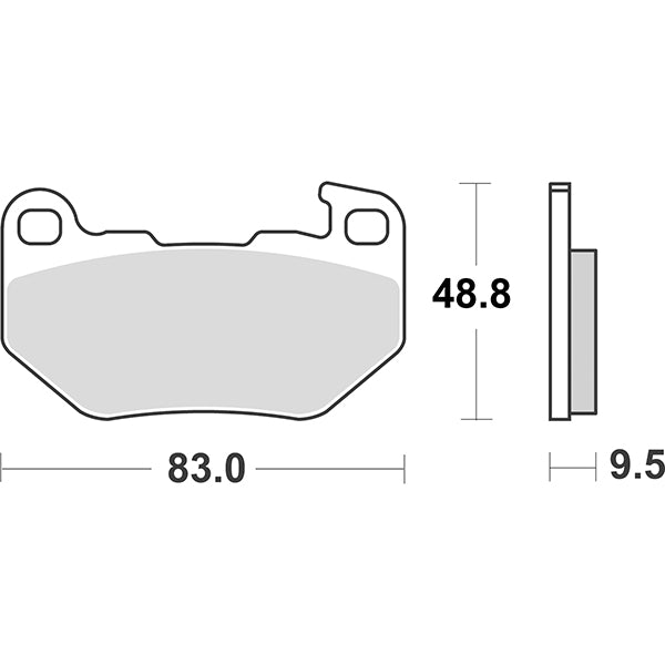 PASTIGLIA FRENO SBS 993H.LS