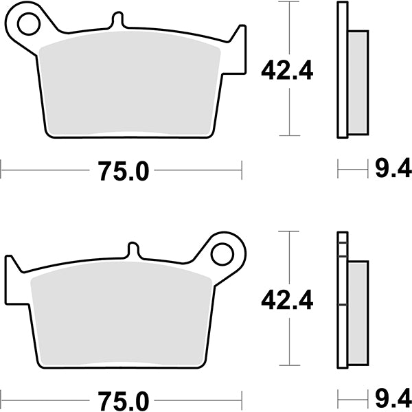 PASTIGLIA FRENO SBS 998HF