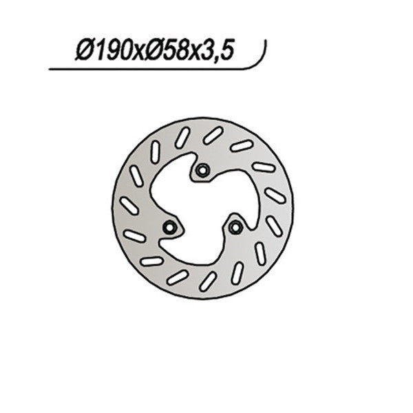 DISCO FRENO NG MALAGUTI F12 100 - PEUGEOT SV GEO -TREKKER 100