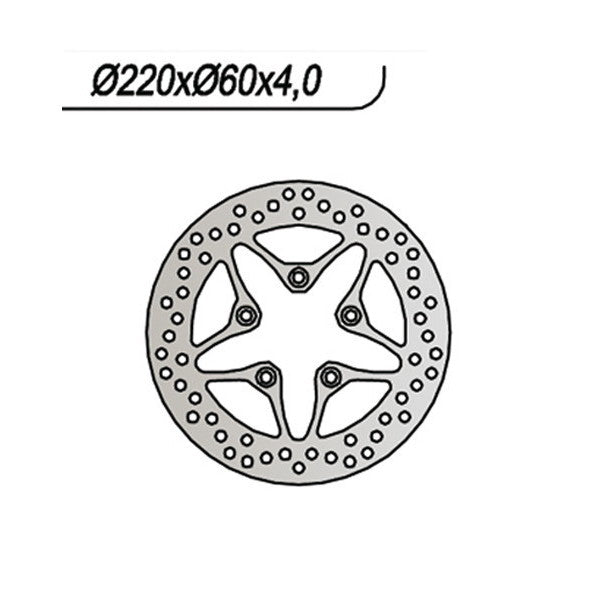 DISCO FRENO NG APRILIA SCARABEO 100/150/200 - LEONARDO 125/150/300