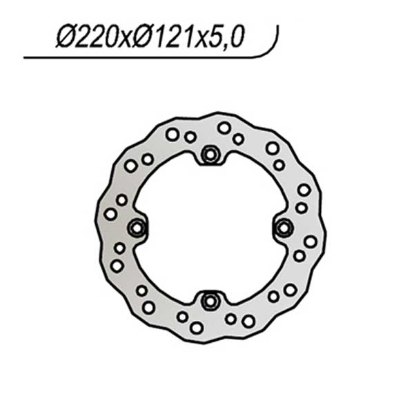 DISCO FRENO NG HONDA CR R/SM 125/250/500 - CRF L/MR/RALLY 250/300
