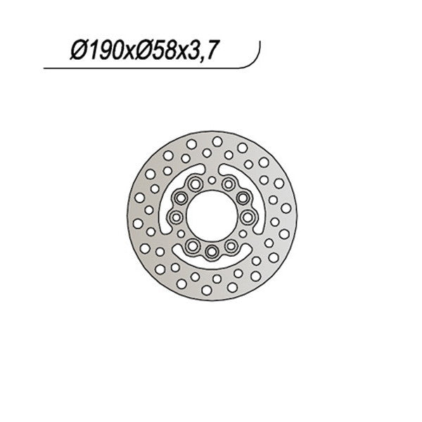 DISCO FRENO NG YAMAHA - MBK - HONDA - PIAGGIO - MALAGUTI - BENELLI - SYM 50/100