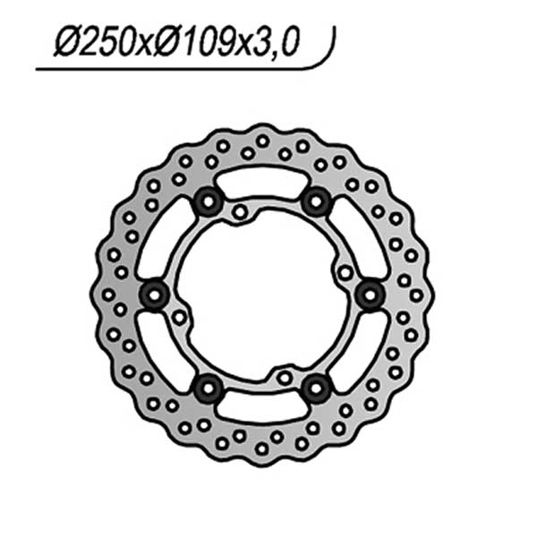 DISCO FRENO NG KAWASAKI KLX R 450