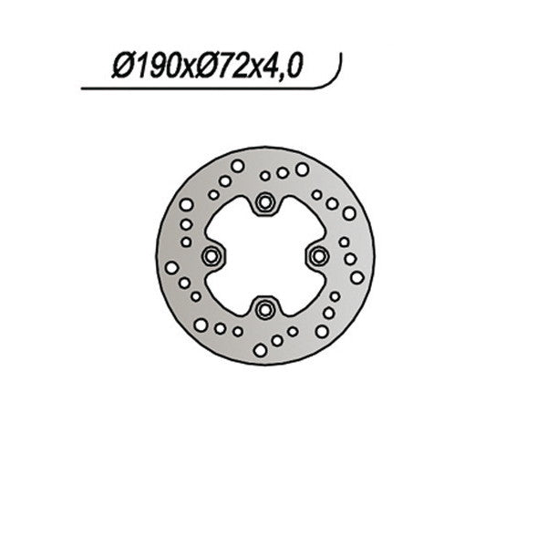 DISCO FRENO NG HONDA CH ELITE - SPACY 250