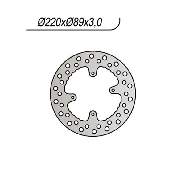 DISCO FRENO NG HONDA CR-R 80/85 - CRF 150