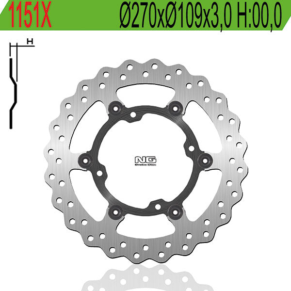 DISCO FRENO NG Ø270 KAWASAKI KX