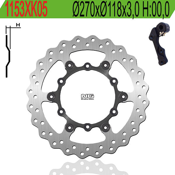 KIT NG XK Ø270 CON STAFFA YAMAHA